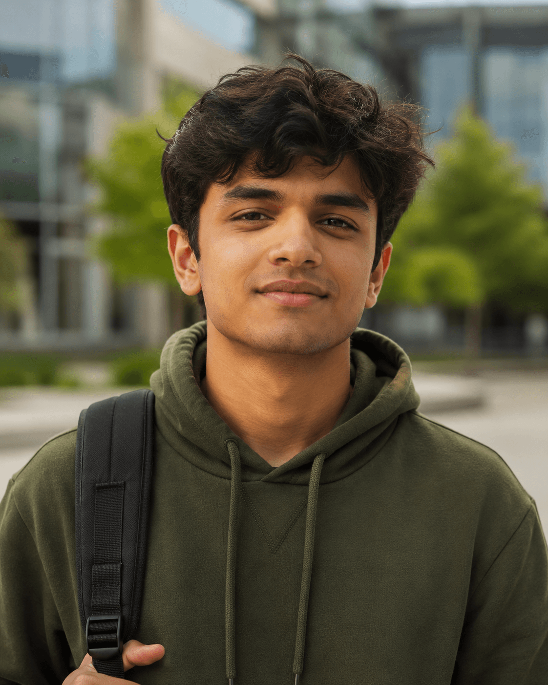 Aarav Sharma, final-year student